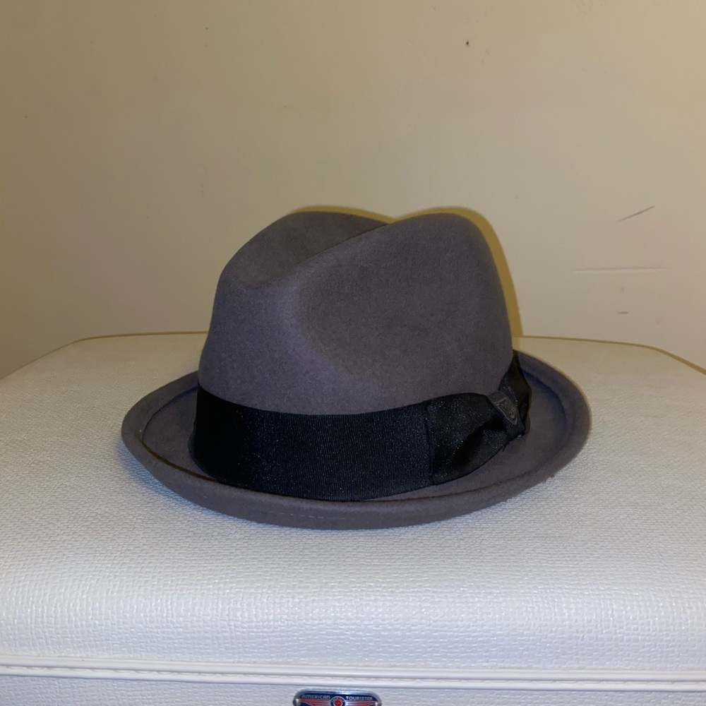 Britton Fedora Grey/Black